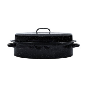 ΓΑΣΤΡΑ ENAMEL ΕΜΑΓΙΕ 46x32x18cm 7.8lt ΜΕ ΣΧΑΡΑ