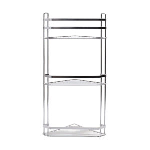 ΕΤΑΖΕΡΑ ELEGANT ΜΕΤΑΛΛΙΚΗ ΓΩΝΙΑΚΗ 3 ΘΕΣΕΩΝ 54x28x18cm ΧΡΩΜΙΟΥ