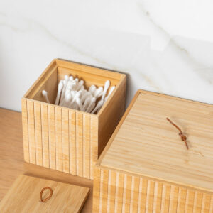ΚΟΥΤΙ ΑΠΟΘΗΚΕΥΣΗΣ ΚΑΙ ΟΡΓΑΝΩΣΗΣ BAMBOO ESSENTIALS 9x9x8cm