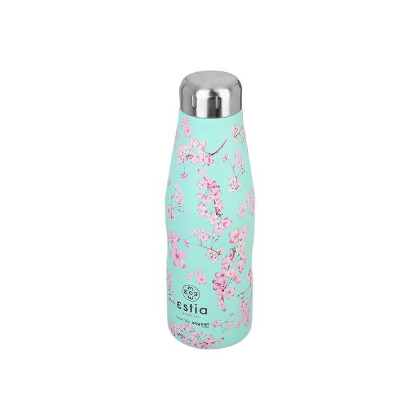 ΘΕΡΜΟΣ TRAVEL FLASK SAVE THE AEGEAN 500ml BLOSSOM GREEN