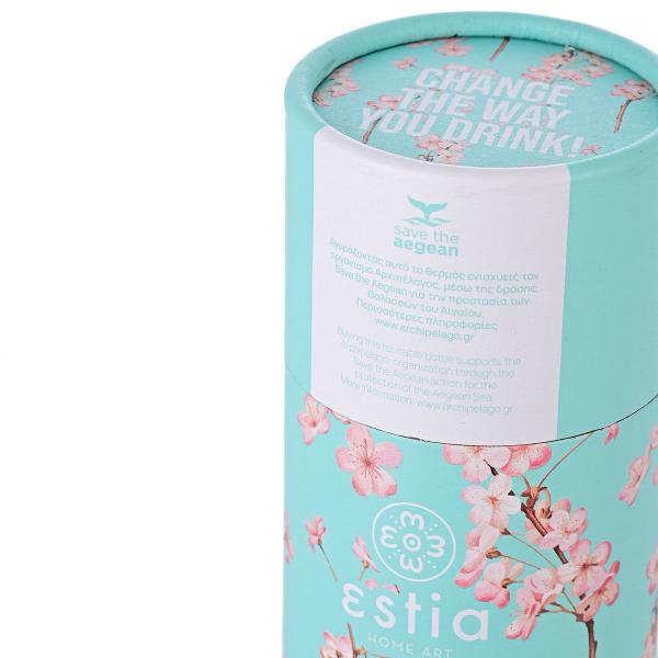 ΘΕΡΜΟΣ TRAVEL FLASK SAVE THE AEGEAN 500ml BLOSSOM GREEN