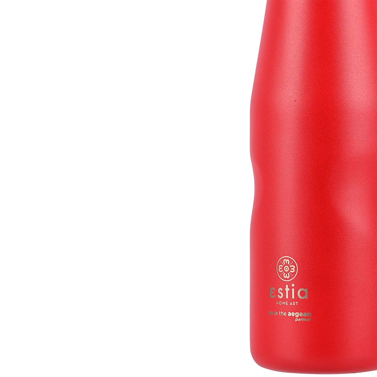 ΘΕΡΜΟΣ TRAVEL FLASK SAVE THE AEGEAN 500ml SCARLET RED