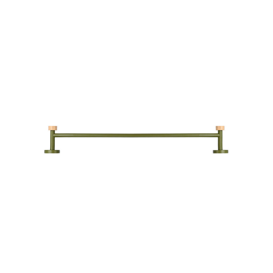 ΠΕΤΣΕΤΟΘΗΚΗ ΕΠΙΤΟΙΧΙΑ OLIVE SERIES ΜΟΝΗ ΜΕΤΑΛΛΙΚΗ/BAMBOO 9x65.4x5.2 ΛΑΔΙ