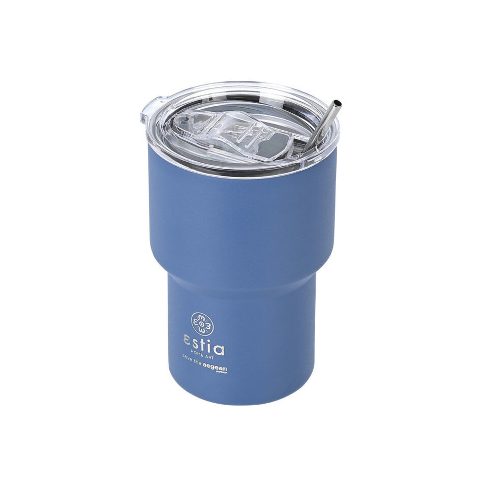 ΘΕΡΜΟΣ MUG LITE SAVE THE AEGEAN 400ml DENIM BLUE