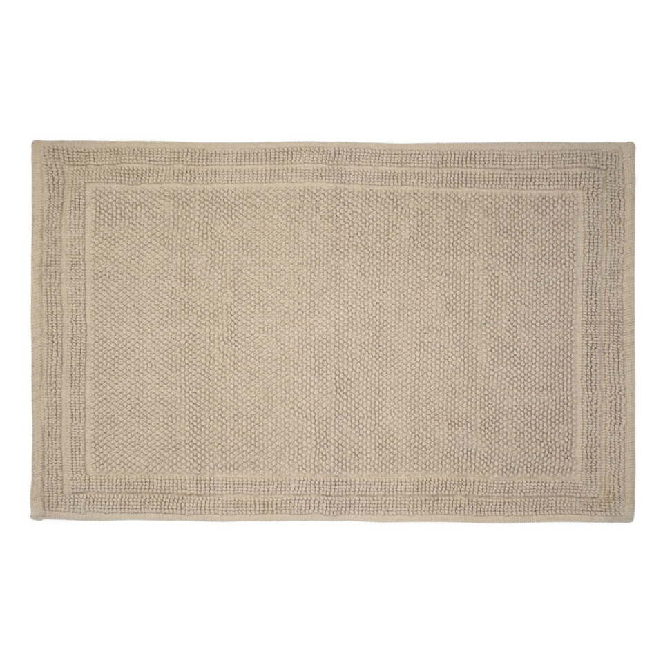 ΤΑΠΕΤΟ ΜΠΑΝΙΟΥ FJORD 100% ΒΑΜΒΑΚΕΡΟ 50x80cm DESERT