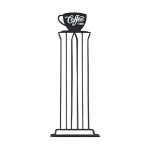 ΒΑΣΗ ΓΙΑ ΚΑΨΟΥΛΕΣ ESPRESSO METAL BLACK ΜΕΤΑΛΛΙΚΗ 36 ΘΕΣΕΩΝ ΜΑΥΡΗ