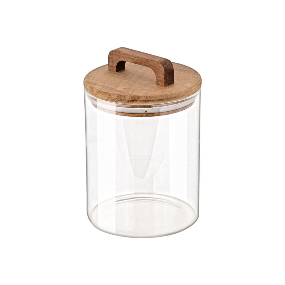 ΔΟΧΕΙΟ ΑΠΟΘΗΚΕΥΣΗΣ ALLURE ΓΥΑΛΙΝΟ 650ml 10x10x14.8cm