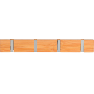 ΚΡΕΜΑΣΤΡΑ ΤΟΙΧΟΥ ΞΥΛΙΝΗ 40x5.5x1.8cm 4 ΘΕΣΕΩΝ ΜΕ ΑΝΑΔΙΠΛΟΥΜΕΝΟΥΣ ΓΑΝΤΖΟΥΣ