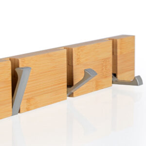 ΚΡΕΜΑΣΤΡΑ ΤΟΙΧΟΥ ΞΥΛΙΝΗ 60x5.5x1.8cm 6 ΘΕΣΕΩΝ ΜΕ ΑΝΑΔΙΠΛΟΥΜΕΝΟΥΣ ΓΑΝΤΖΟΥΣ