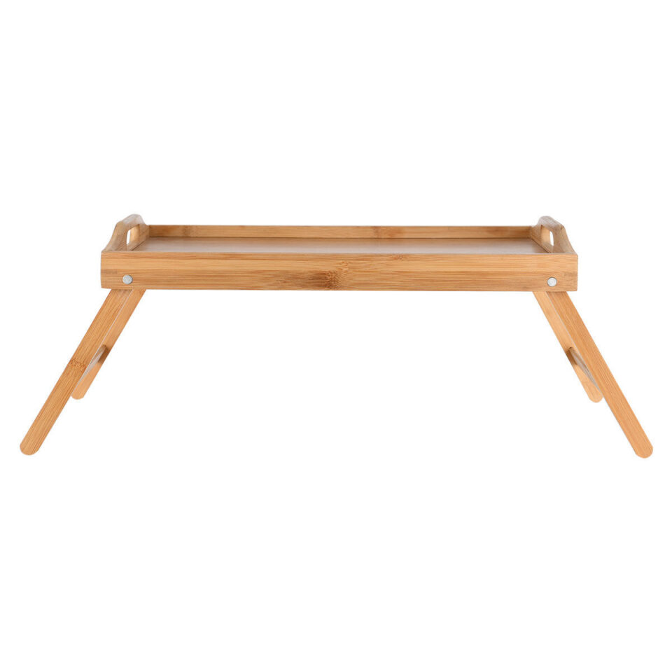 ΔΙΣΚΟΣ ΣΕΡΒΙΡΙΣΜΑΤΟΣ BAMBOO ESSENTIALS 50x30x21cm ΜΕ ΑΝΑΔΙΠΛΟΥΜΕΝΑ ΠΟΔΙΑ