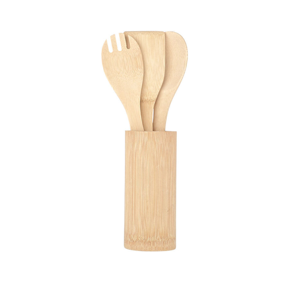ΕΡΓΑΛΕΙΑ ΜΑΓΕΙΡΙΚΗΣ BAMBOO ESSENTIALS ΜΕ ΘΗΚΗ 4 ΤΕΜ.