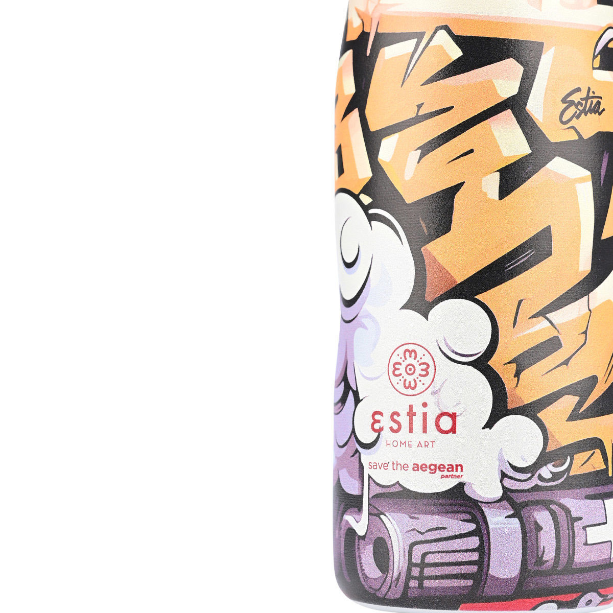 ΘΕΡΜΟΣ TRAVEL FLASK SAVE THE AEGEAN 500ml GRAFFITI RHYTHM