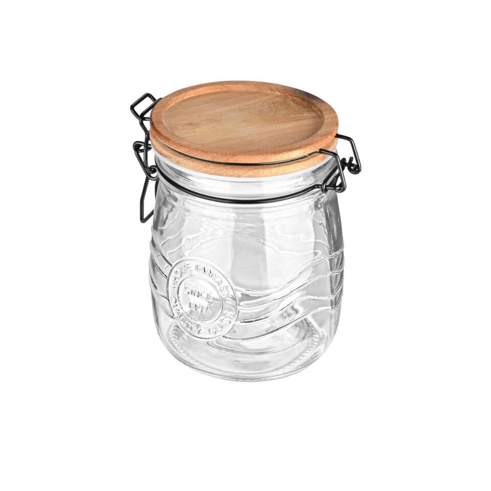 ΔΟΧΕΙΟ ΑΠΟΘΗΚΕΥΣΗΣ ALLURE ΓΥΑΛΙΝΟ 750ml ΜΕ ΚΛΙΠ ΚΑΠΑΚΙ