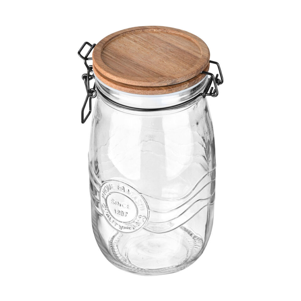 ΔΟΧΕΙΟ ΑΠΟΘΗΚΕΥΣΗΣ ALLURE ΓΥΑΛΙΝΟ 1500ml ΜΕ ΚΛΙΠ ΚΑΠΑΚΙ