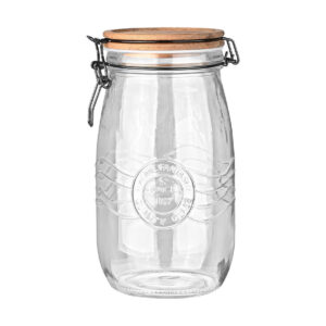 ΔΟΧΕΙΟ ΑΠΟΘΗΚΕΥΣΗΣ ALLURE ΓΥΑΛΙΝΟ 1500ml ΜΕ ΚΛΙΠ ΚΑΠΑΚΙ