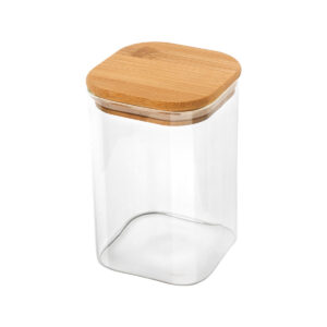 ΔΟΧΕΙΟ ΑΠΟΘΗΚΕΥΣΗΣ BAMBOO ESSENTIALS 950ml ΓΥΑΛΙΝΟ ΜΕ ΚΑΠΆΚΙ