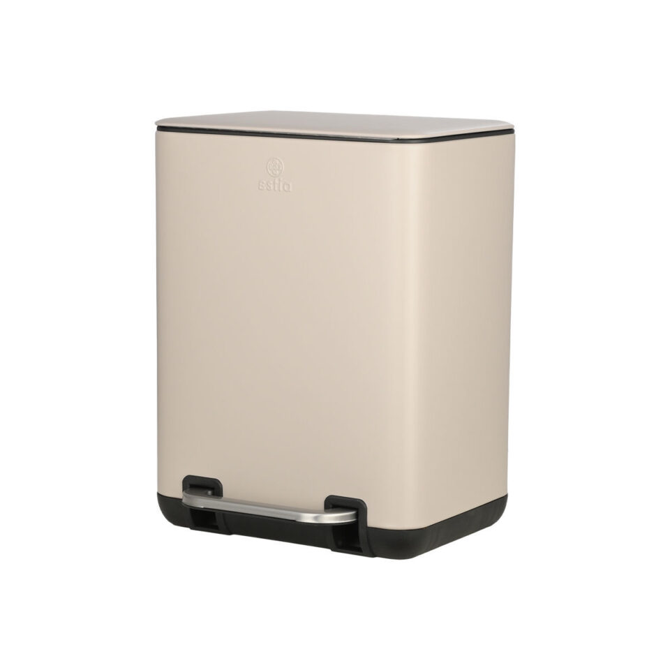 ΧΑΡΤΟΔΟΧΕΙΟ ΜΠΑΝΙΟΥ CUBIC SOFT CLOSE 6lt TAUPE