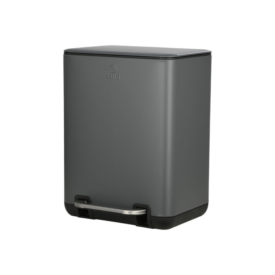 ΧΑΡΤΟΔΟΧΕΙΟ ΜΠΑΝΙΟΥ CUBIC SOFT CLOSE 6lt ΓΚΡΙ