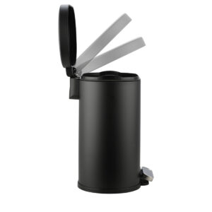 ΧΑΡΤΟΔΟΧΕΙΟ ΜΠΑΝΙΟΥ OVOID SOFT CLOSE 6lt ΜΑΥΡΟ