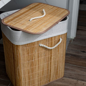ΚΑΛΑΘΙ ΑΠΛΥΤΩΝ BAMBOO ESSENTIALS ΠΤΥΣΣΟΜΕΝΟ ΟΡΘΟΓΩΝΙΟ 60lt