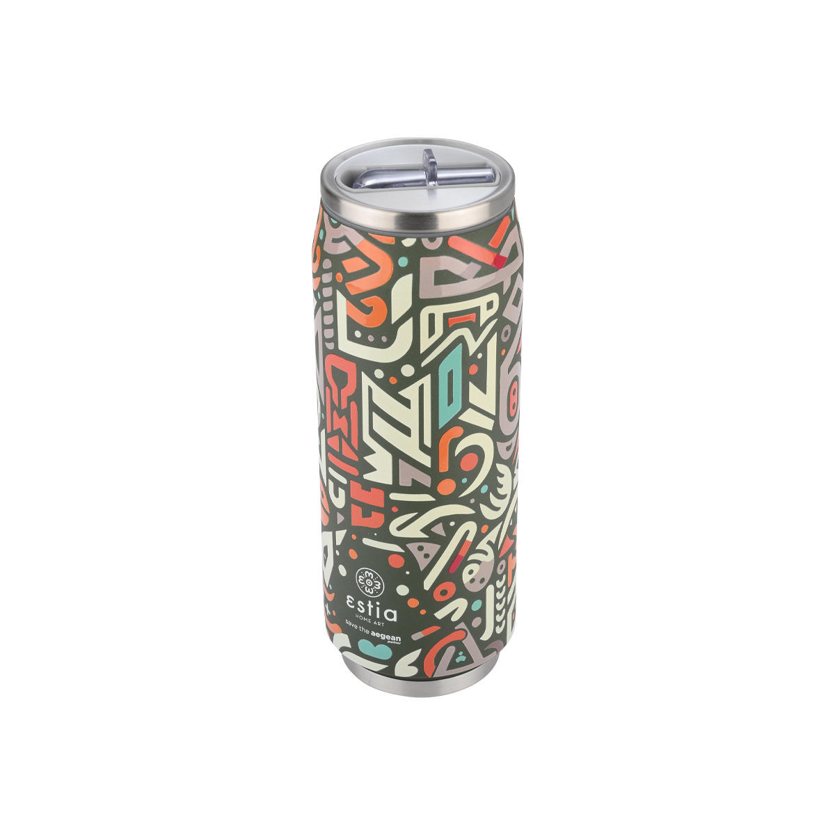 ΘΕΡΜΟΣ TRAVEL CUP SAVE THE AEGEAN 500ml GEOVIVID