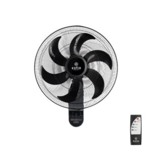 ΑΝΕΜΙΣΤΗΡΑΣ ΕΠΙΤΟΙΧΙΟΣ BOW 45cm 75w ΜΑΥΡΟΣ ΜΕ ΜΕ ΤΗΛΕΧΕΙΡΙΣΤΗΡΙΟ
