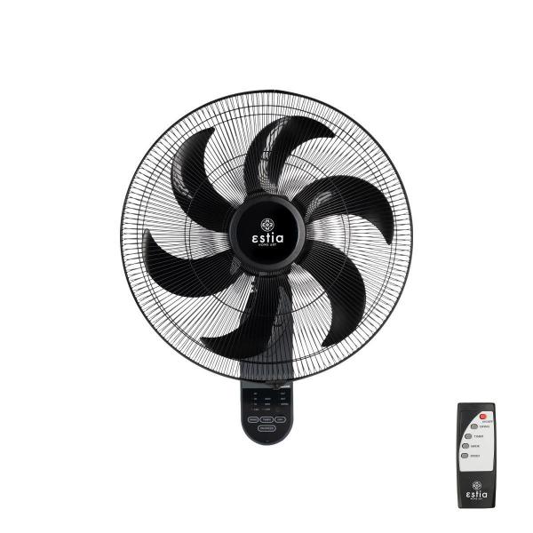 ΑΝΕΜΙΣΤΗΡΑΣ ΕΠΙΤΟΙΧΙΟΣ BOW 45cm 75w ΜΑΥΡΟΣ ΜΕ ΜΕ ΤΗΛΕΧΕΙΡΙΣΤΗΡΙΟ