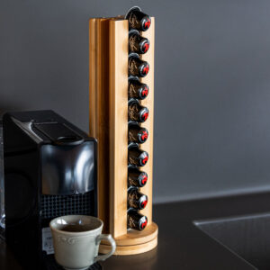 ΒΑΣΗ ΓΙΑ ΚΑΨΟΥΛΕΣ ESPRESSO BAMBOO ESSENTIALS 36 ΘΕΣΕΩΝ ΠΕΡΙΣΤΡΕΦΟΜΕΝΗ