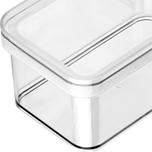 ΔΟΧΕΙΟ ΑΠΟΘΗΚΕΥΣΗΣ ΠΛΑΣΤΙΚΟ 750ml ΔΙΑΦΑΝΕΣ ΣΤΟΙΒΑΖΟΜΕΝΟ