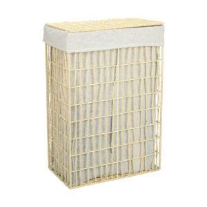 ΚΑΛΑΘΙ ΑΠΛΥΤΩΝ NEST 37x22x55cm 2 ΘΕΣΕΩΝ ΜΠΕΖ