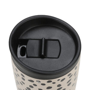 ΘΕΡΜΟΣ TRAVEL MUG SAVE THE AEGEAN 350ml LEOPARD TAUPE