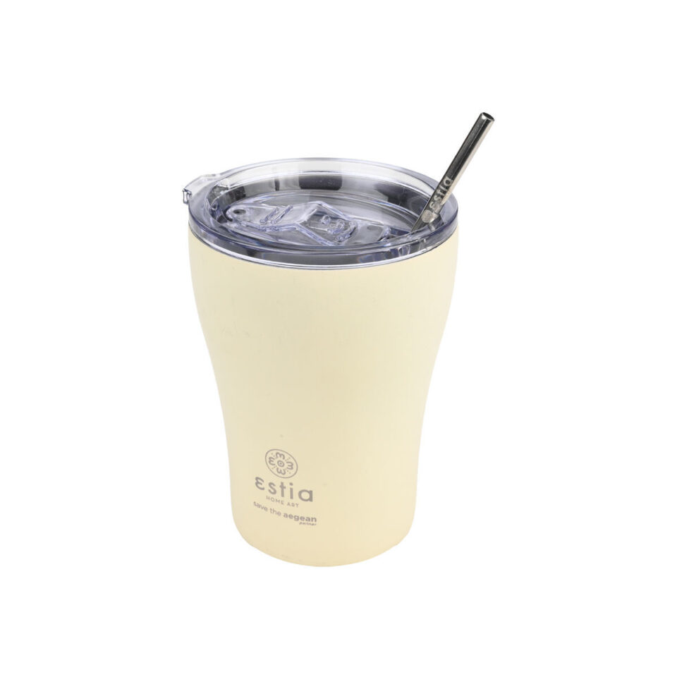 ΘΕΡΜΟΣ COFFEE MUG SAVE THE AEGEAN 350ml LILY WHITE