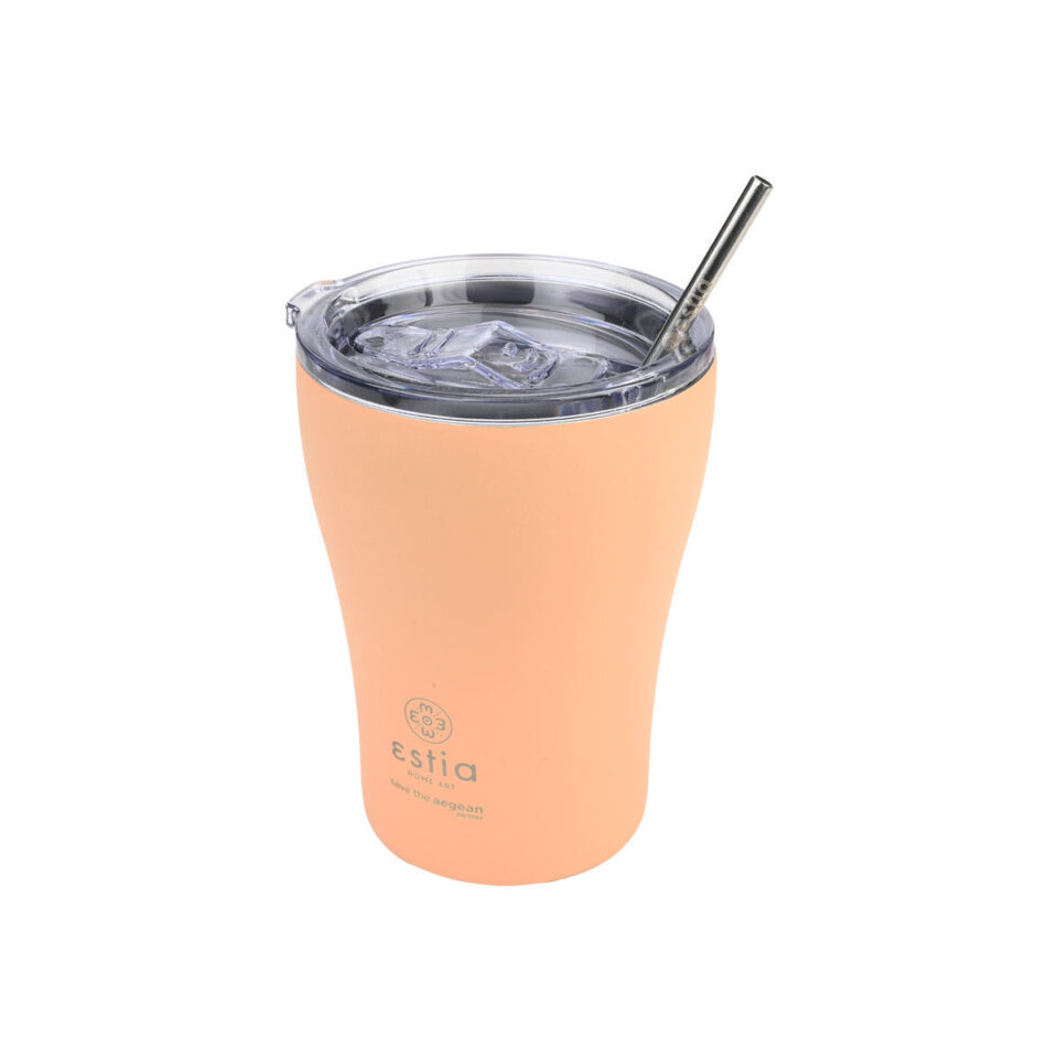 ΘΕΡΜΟΣ COFFEE MUG SAVE THE AEGEAN 350ml PEACH FUZZ
