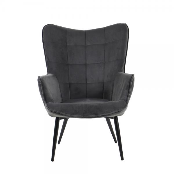 MORGAN ΠΟΛΥΘΡΟΝΑ ΓΚΡΙ 71x79xH99cm
