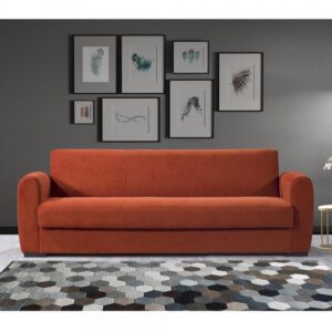 DOME ΚΑΝΑΠΕΣ ΚΡΕΒΑΤΙ 3ΘΕΣΙΟΣ ΚΕΡΑΜΙΔΙ 13-811 224x83xH80cm