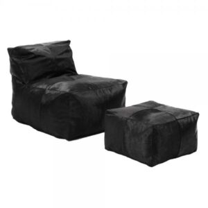 LOUNGE HAIR ΠΟΛΥΘΡΟΝΑ ΜΑΥΡΟ 65x85xH65cm