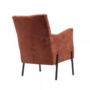 BRAND ΠΟΛΥΘΡΟΝΑ RUST RED 73x69,5xH90cm