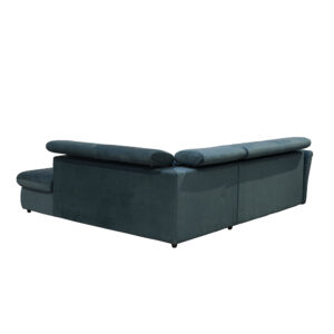 MONSERAT ΚΑΝΑΠΕΣ ΚΡΕΒΑΤΙ ΓΩΝΙΑ ΔΕΞΙΑ PETROL 254x224x90