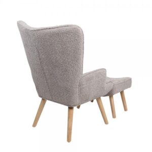 TEDDY ΠΟΛΥΘΡΟΝΑ ΜΕ ΥΠΟΠΟΔΙΟ BEIGE 69x70xH96cm
