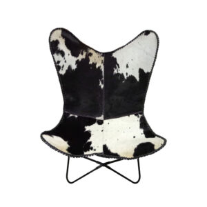 MARIPOSA ΠΟΛΥΘΡΟΝΑ ΜΑΥΡΟ ΛΕΥΚΟ 70x70xH90cm