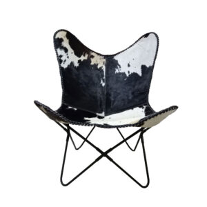 MARIPOSA ΠΟΛΥΘΡΟΝΑ ΜΑΥΡΟ ΛΕΥΚΟ 70x70xH90cm