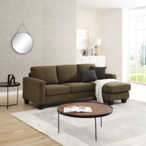 SENSO ΚΑΝΑΠΕΣ ΓΩΝΙΑ ΑΝΑΣΤΡΕΨΙΜΗ ΛΑΔΙ ΓΚΡΙ 217x143x86