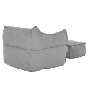 SPONGE ΠΟΛΥΘΡΟΝΑ SET ΓΚΡΙ SILVER 95x102x73