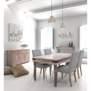 SEASIDE ΜΑΞΙΛΑΡΑ ΕΠΙΔΑΠΕΔΙΟ SEAGRASS ΒΑΜΒΑΚΙ 80x80xH20cm