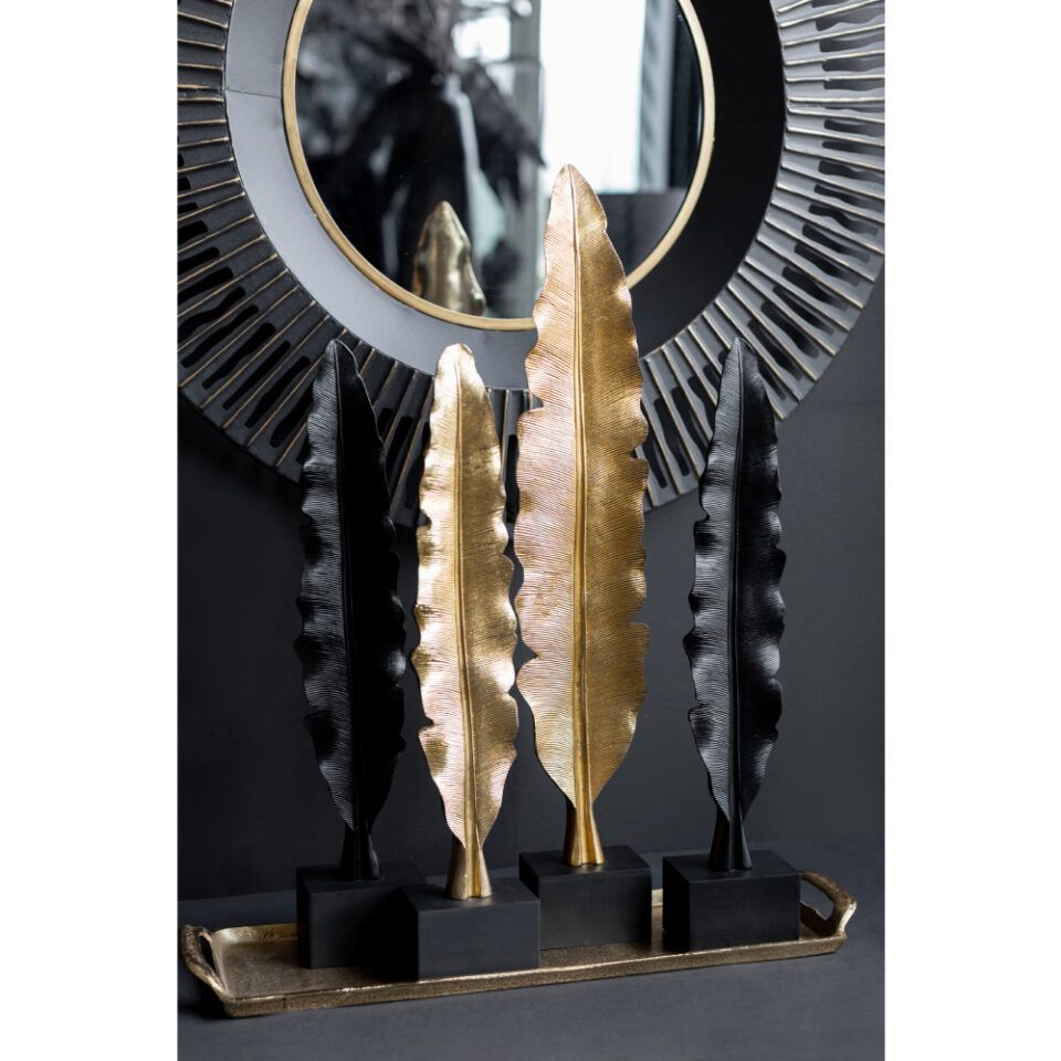 FEATHERS ΔΙΑΚΟΣΜΗΤΙΚΟ ΦΤΕΡΟ 14x11x74 POLYRESIN ΧΡΥΣΟ ΞΥΛΟ