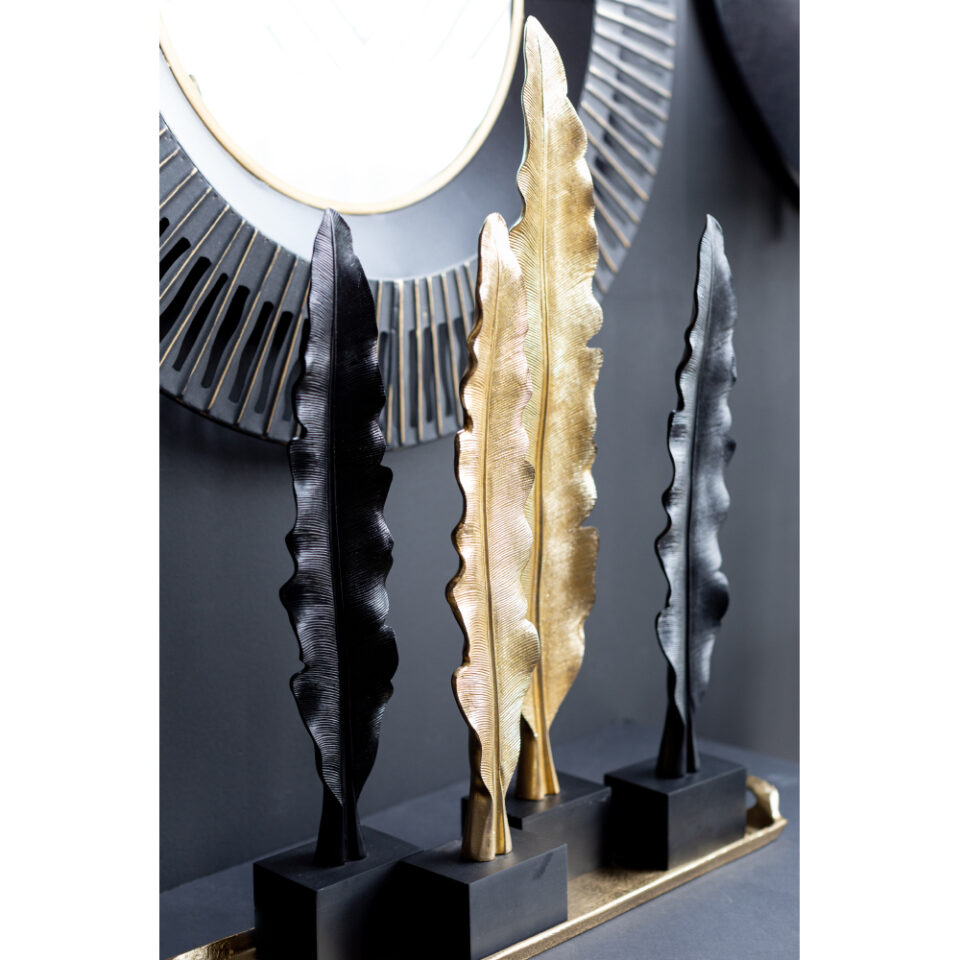 FEATHERS ΔΙΑΚΟΣΜΗΤΙΚΟ ΦΤΕΡΟ 14x11x74 POLYRESIN ΜΑΥΡΟ ΞΥΛΟ