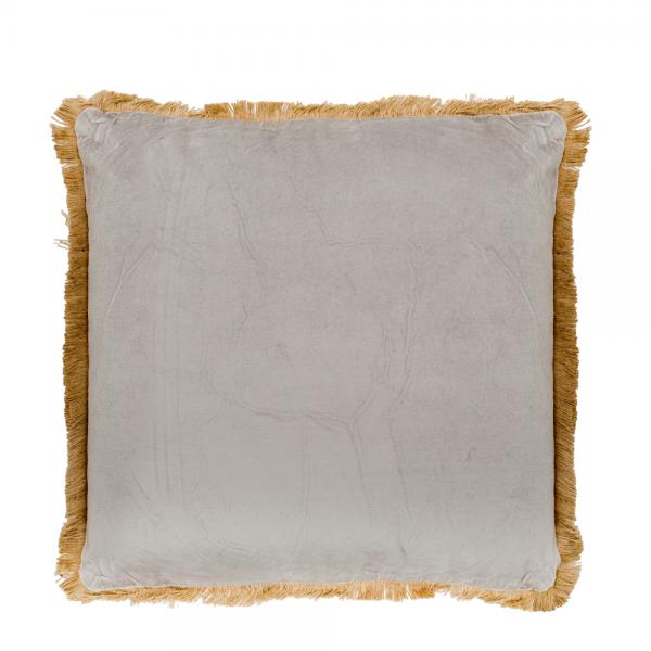 SILVER ΔΙΑΚΟΣΜΗΤΙΚΟ ΜΑΞΙΛΑΡΙ ΥΦΑΣΜΑ ΓΚΡΙ 50x50xH10cm