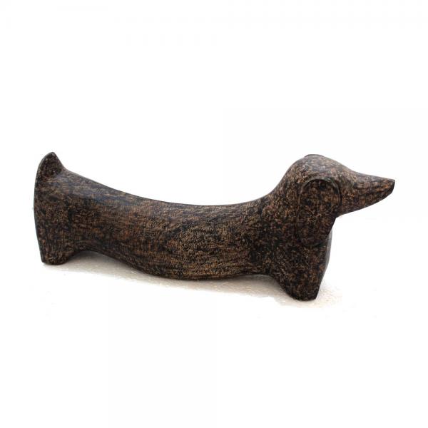 DOG DECO ΣΚΥΛΟΣ ΞΥΛΟ ΚΑΦΕ 42x9xH16cm