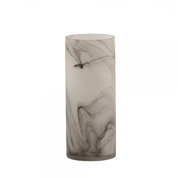 MARBLE ΒΑΖΟ ΓΥΑΛΙ ΛΕΥΚΟ ΜΑΥΡΟ D12x29,5