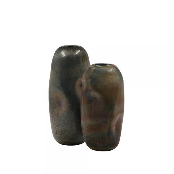 RUSTY ΒΑΖΟ ΓΥΑΛΙ RUSTY BROWN 15,5x14,5xH35cm